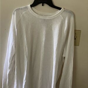 American Rag White Long Sleeve Tee Size XL